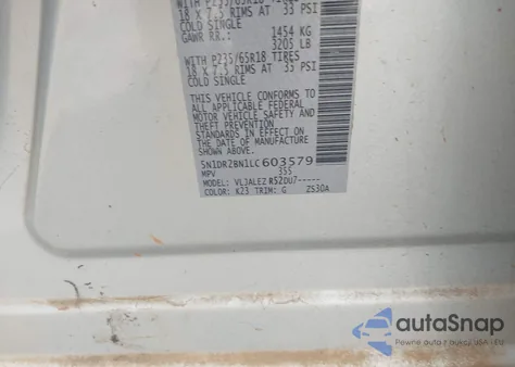 2020 Nissan Pathfinder Sv 2Wd from USA, damaged, VIN 5N1DR2BN1LC603579